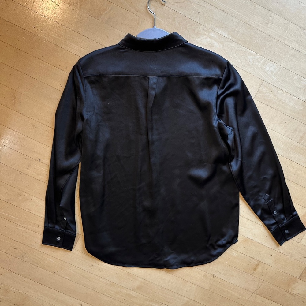 J. McLaughlin Denver Satin Shirt, M, CB2480 - Picture 6 of 6